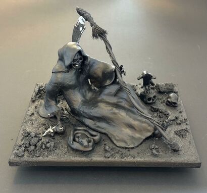 The Grin Reaper - a Sculpture & Installation Artowrk by Tarizio